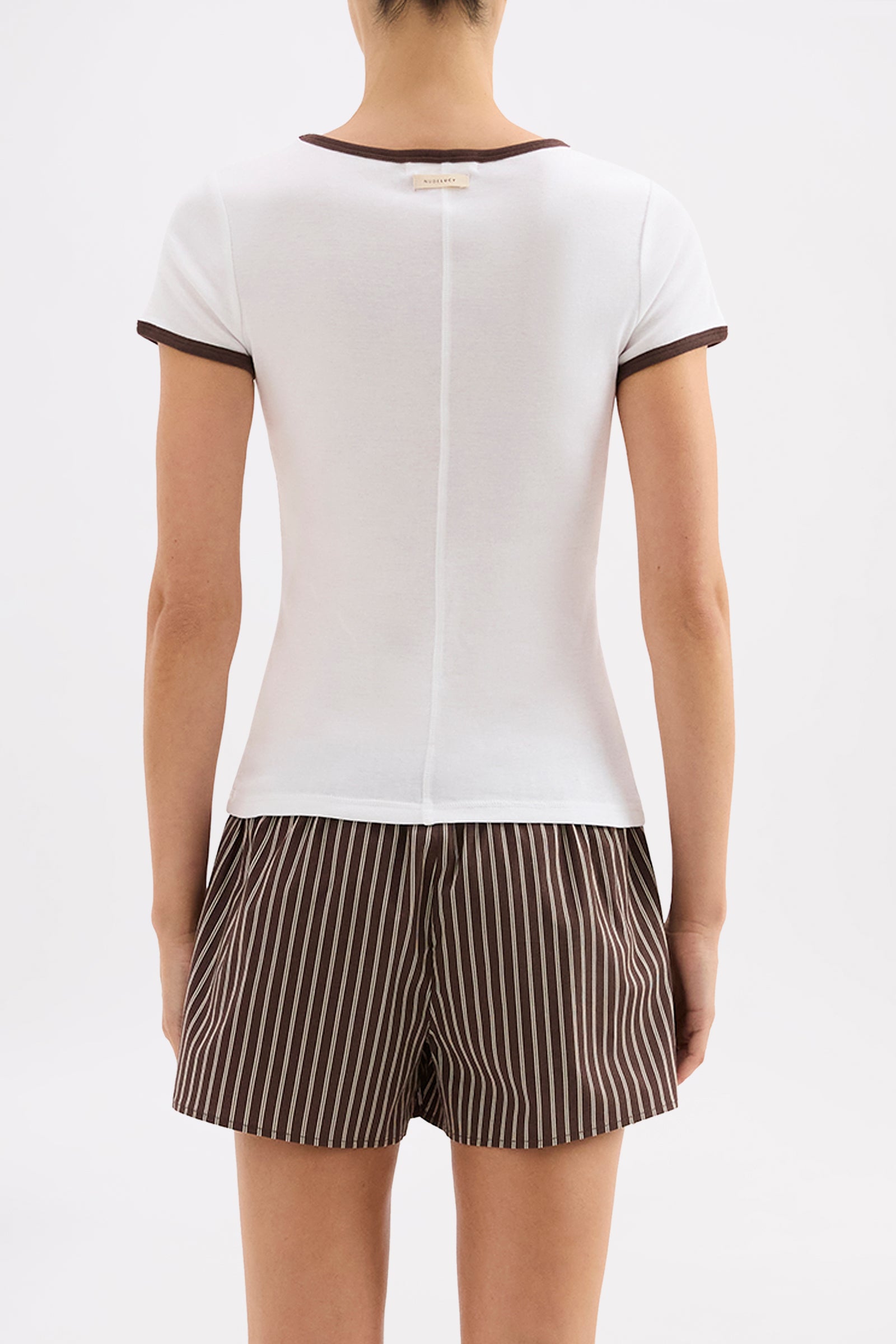Organic Lounge Baby Tee White 