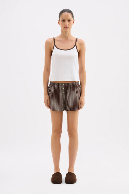 Organic Lounge Singlet White 