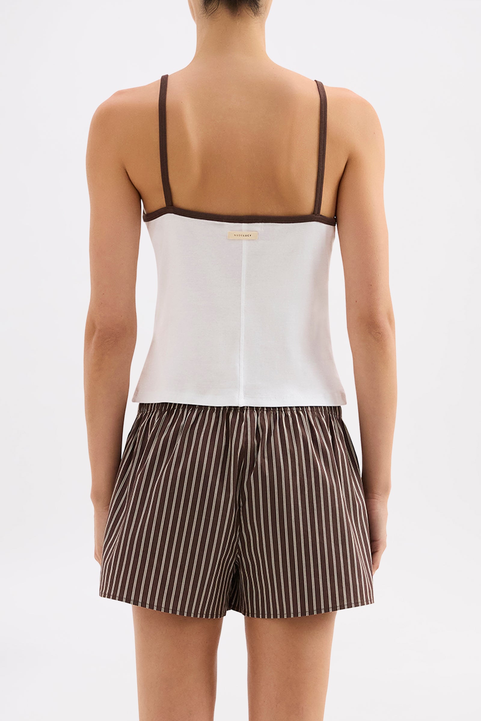 Organic Lounge Singlet White 