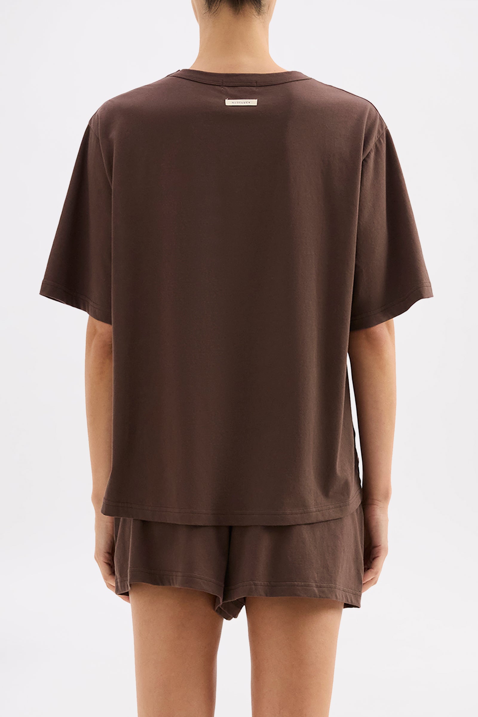 Organic Lounge Tee Chocolate 
