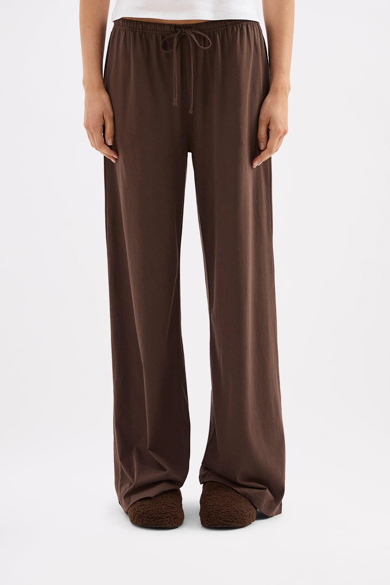 Organic Lounge Pant Chocolate 