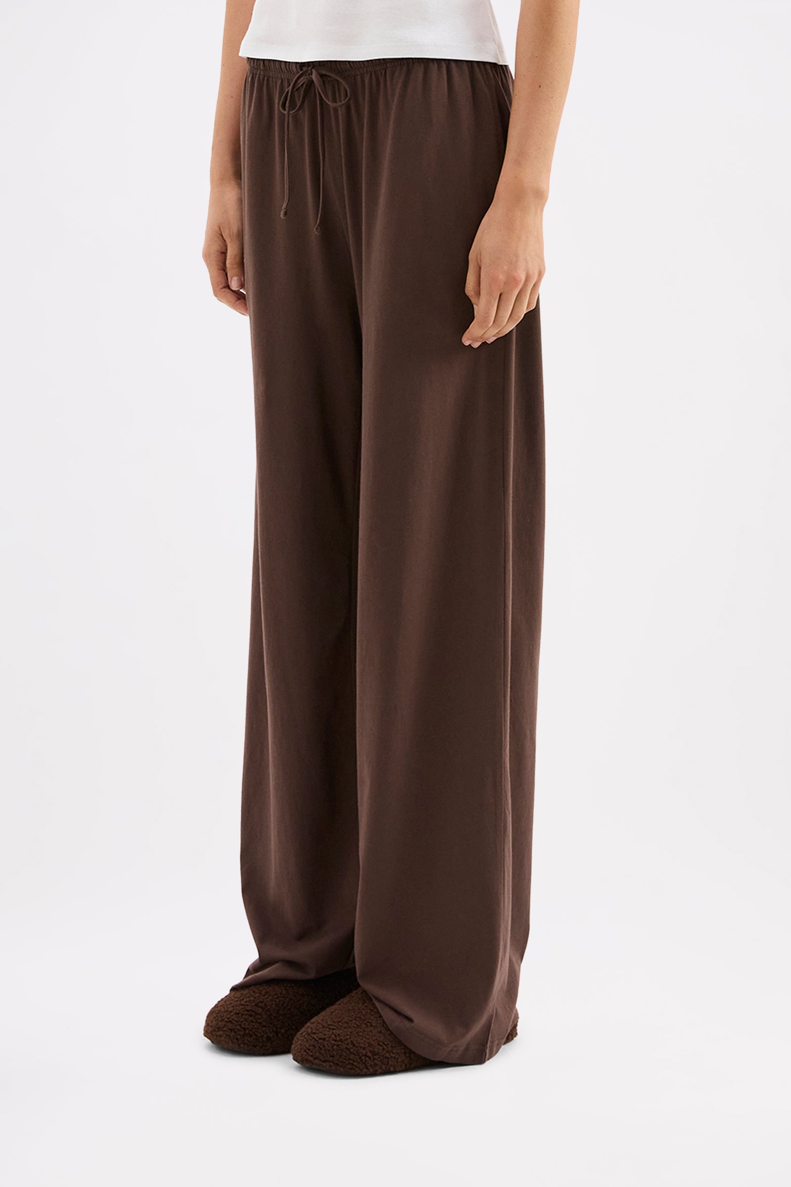 Organic Lounge Pant Chocolate 