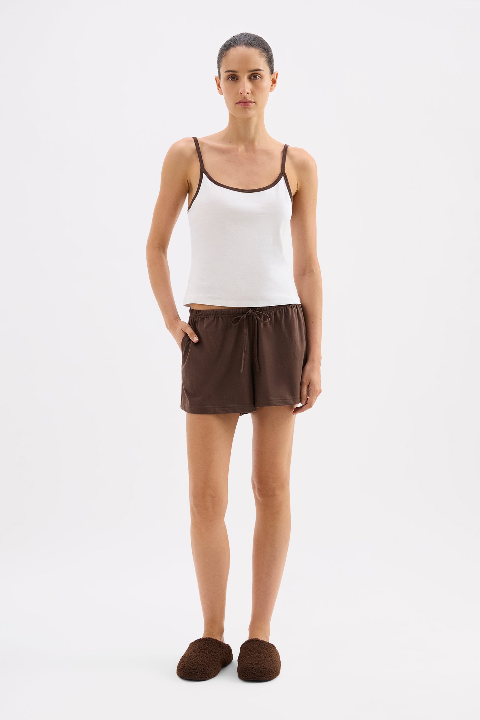 Organic Lounge Short Chocolate 