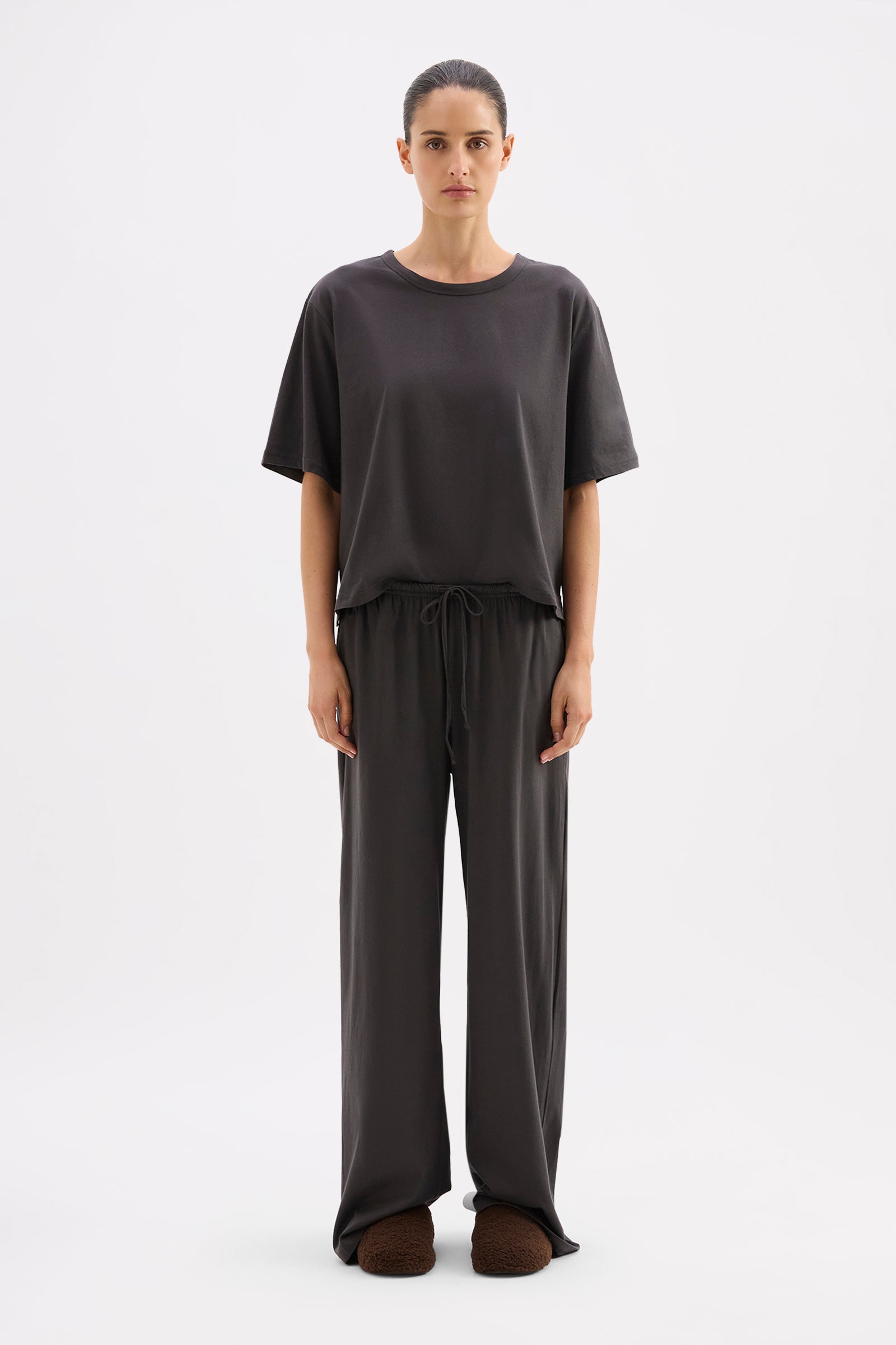 Organic Lounge Pant Coal 