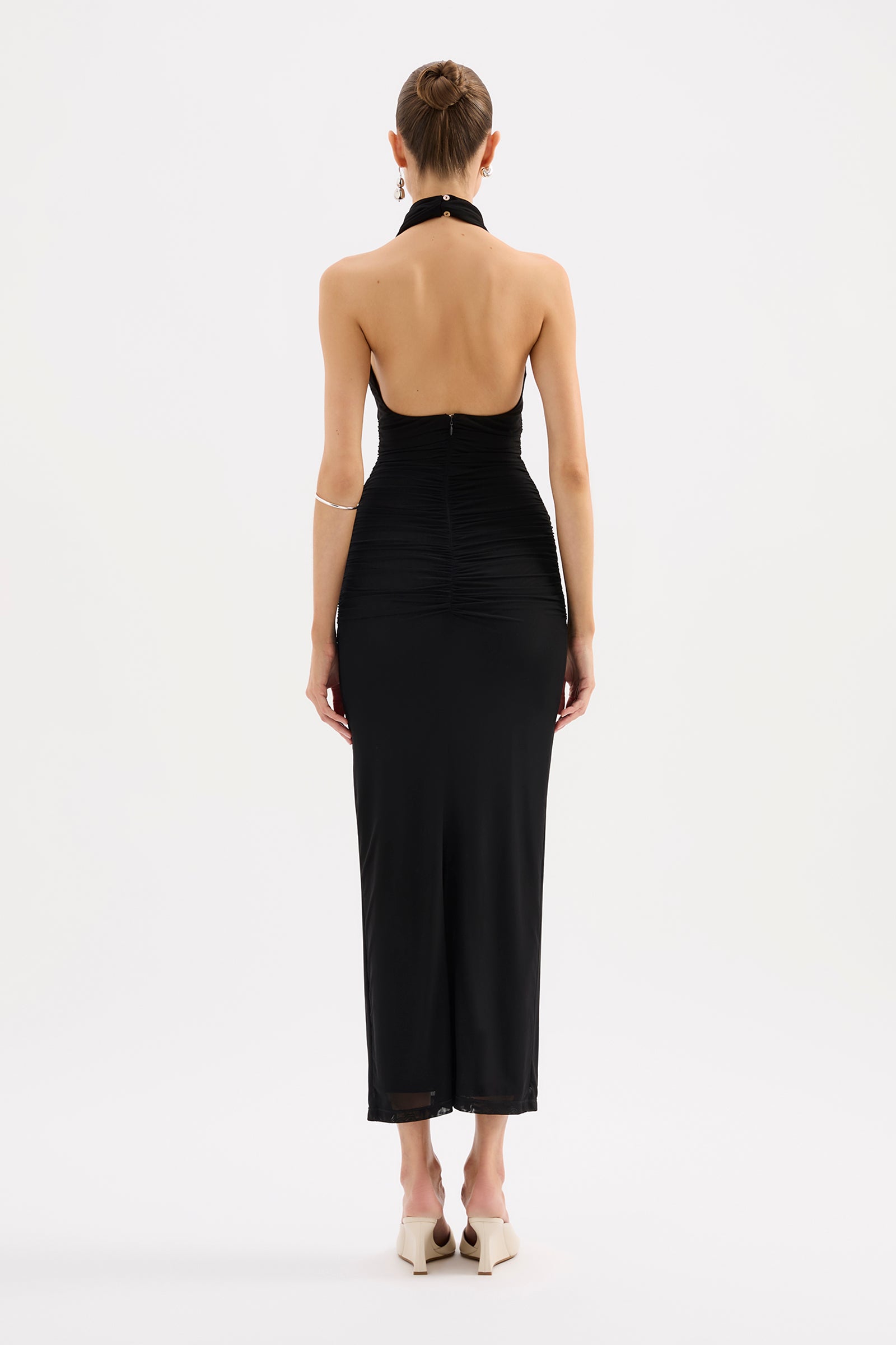 Abru Halter Dress Black 