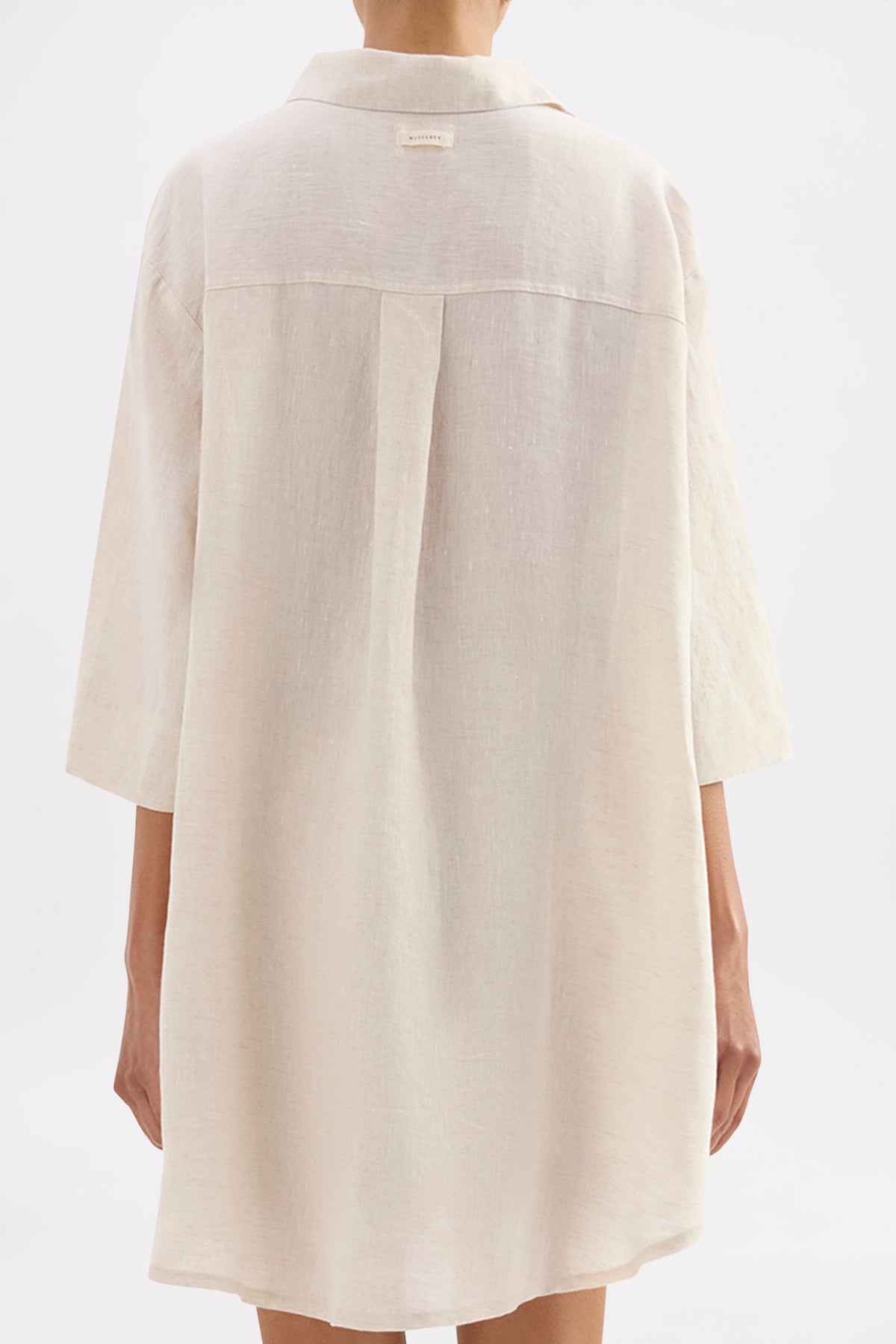 Lounge Linen Longline Shirt & Short Set 