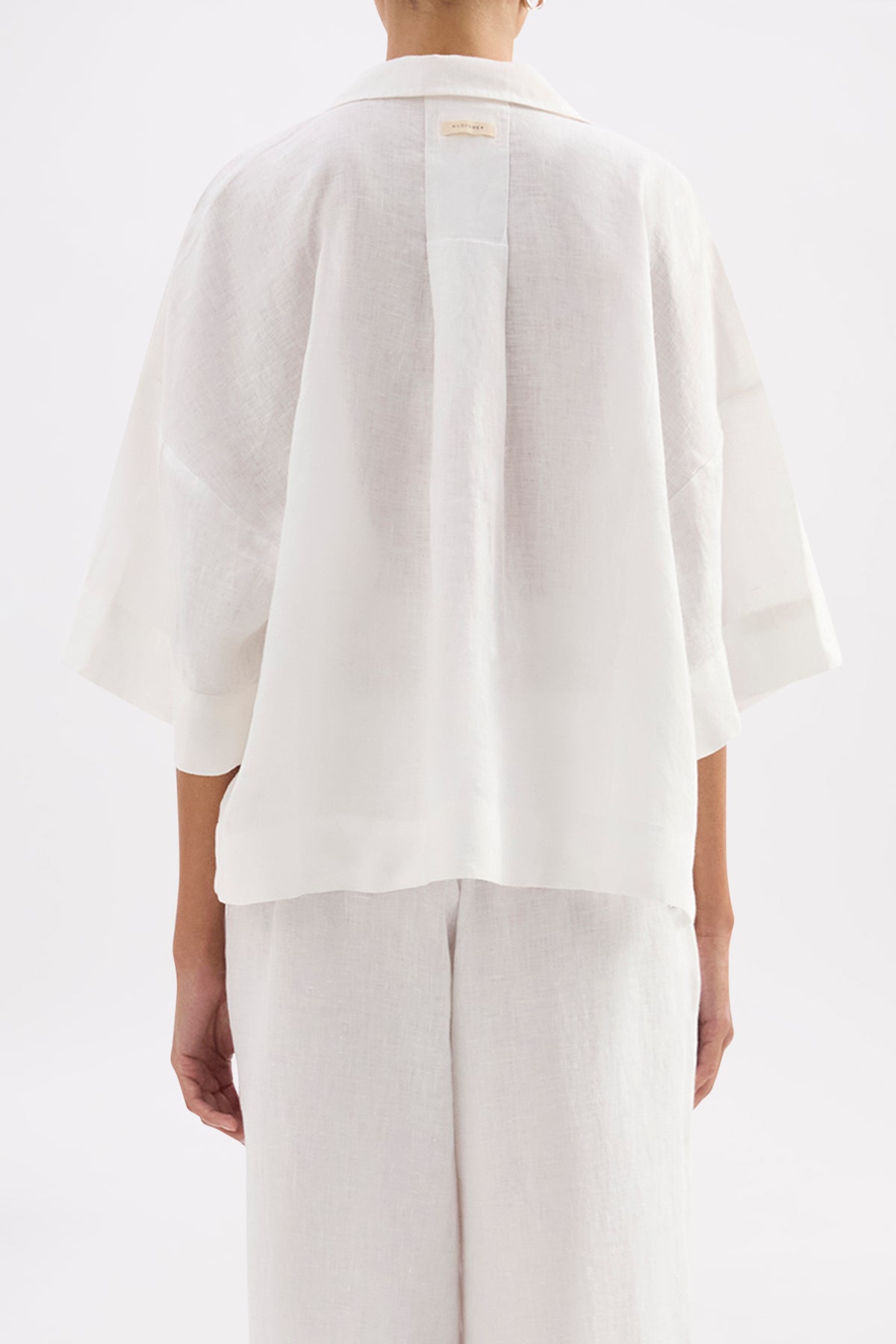 Lounge Linen Shirt & Crop Pant Set 