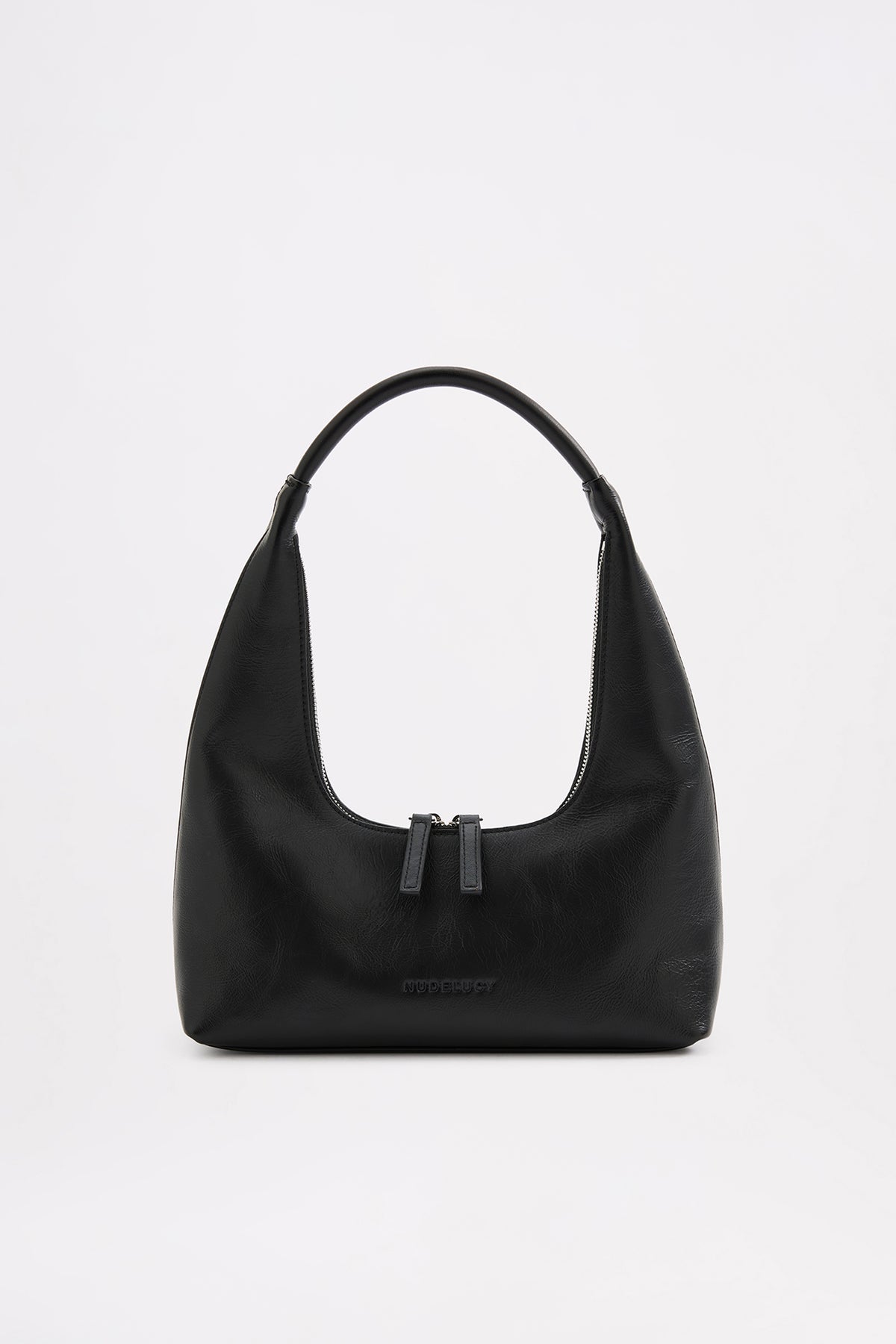 Matita Leather Shoulder Bag Black 