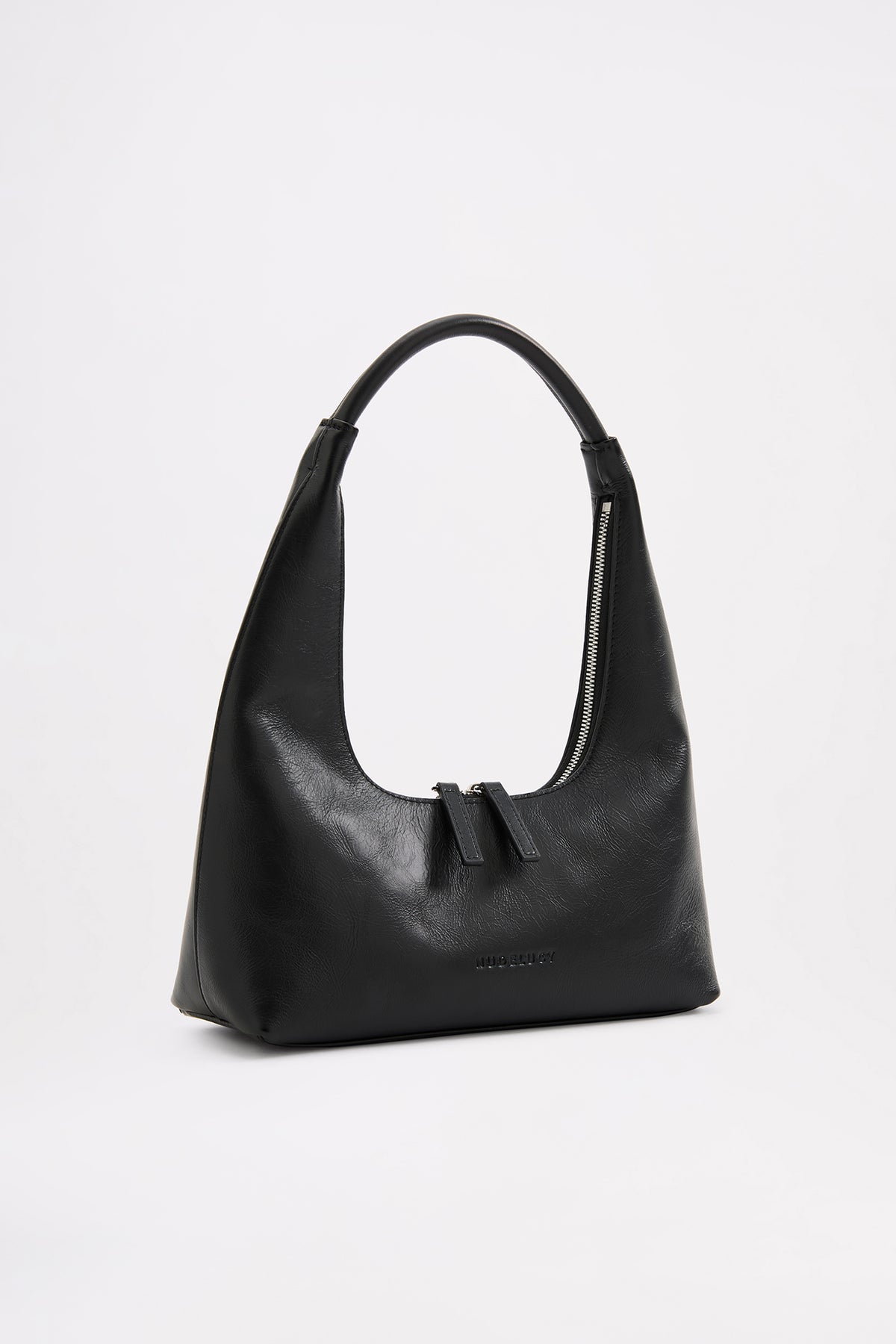 Matita Leather Shoulder Bag Black 