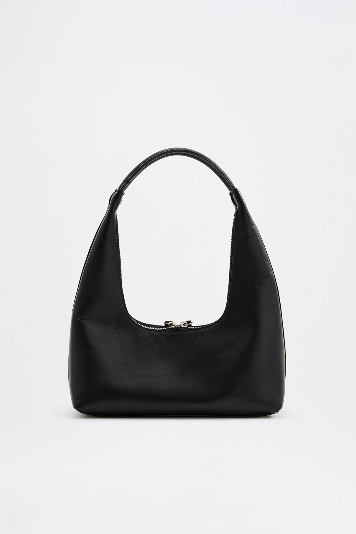 Matita Leather Shoulder Bag Black 