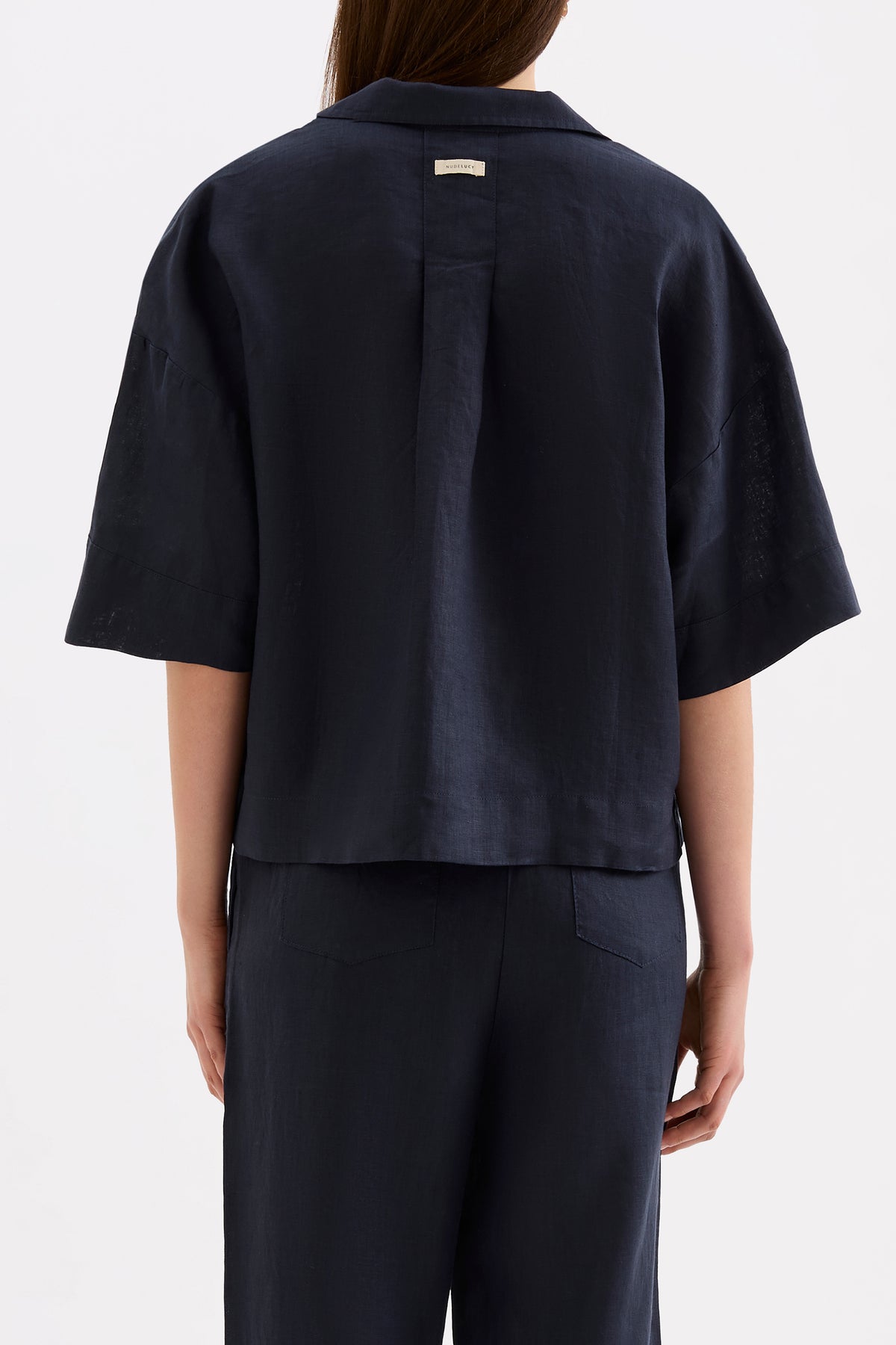 Lounge Linen Shirt & Crop Pant Set 