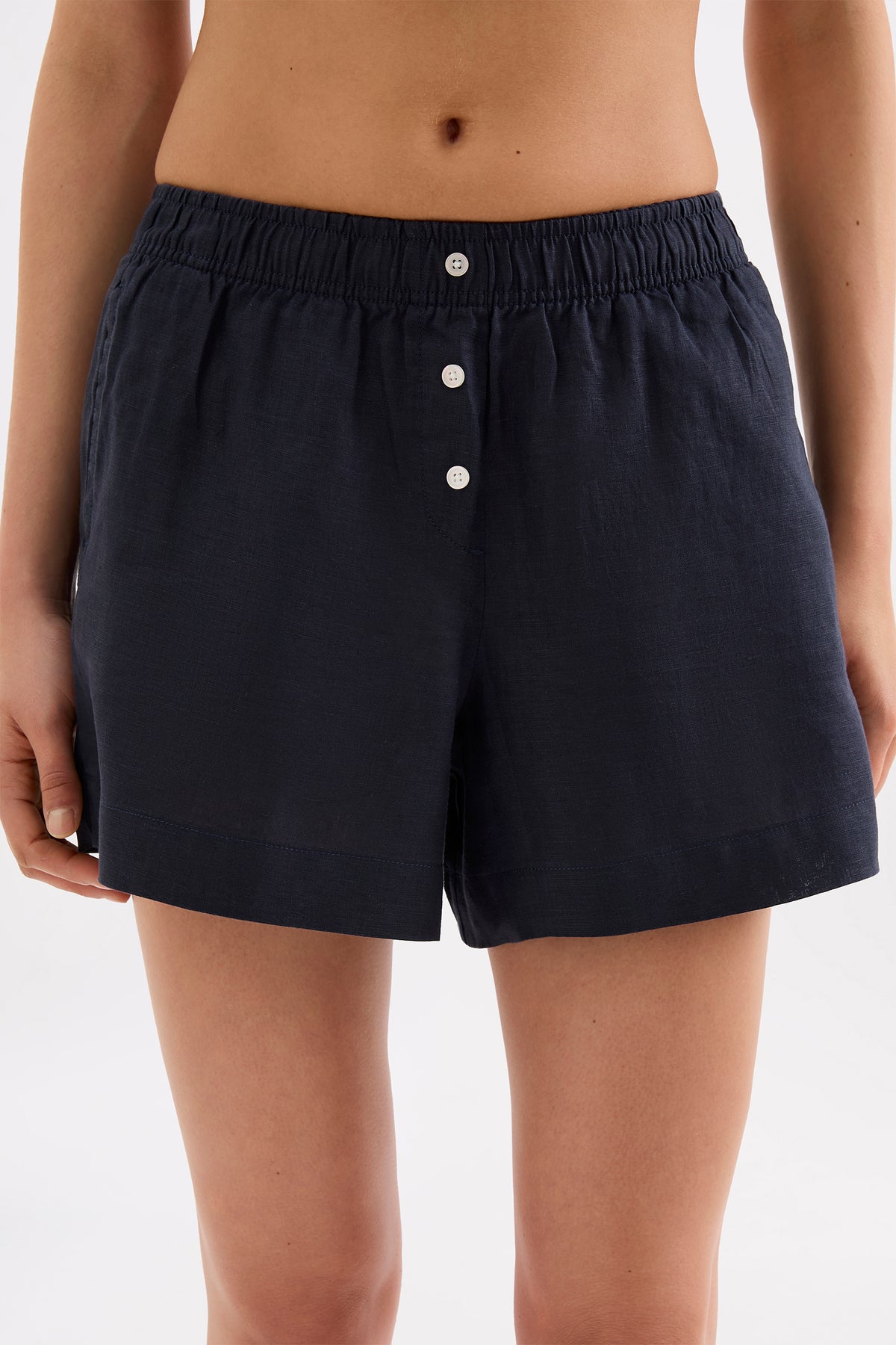 Lounge Linen Short Ink 