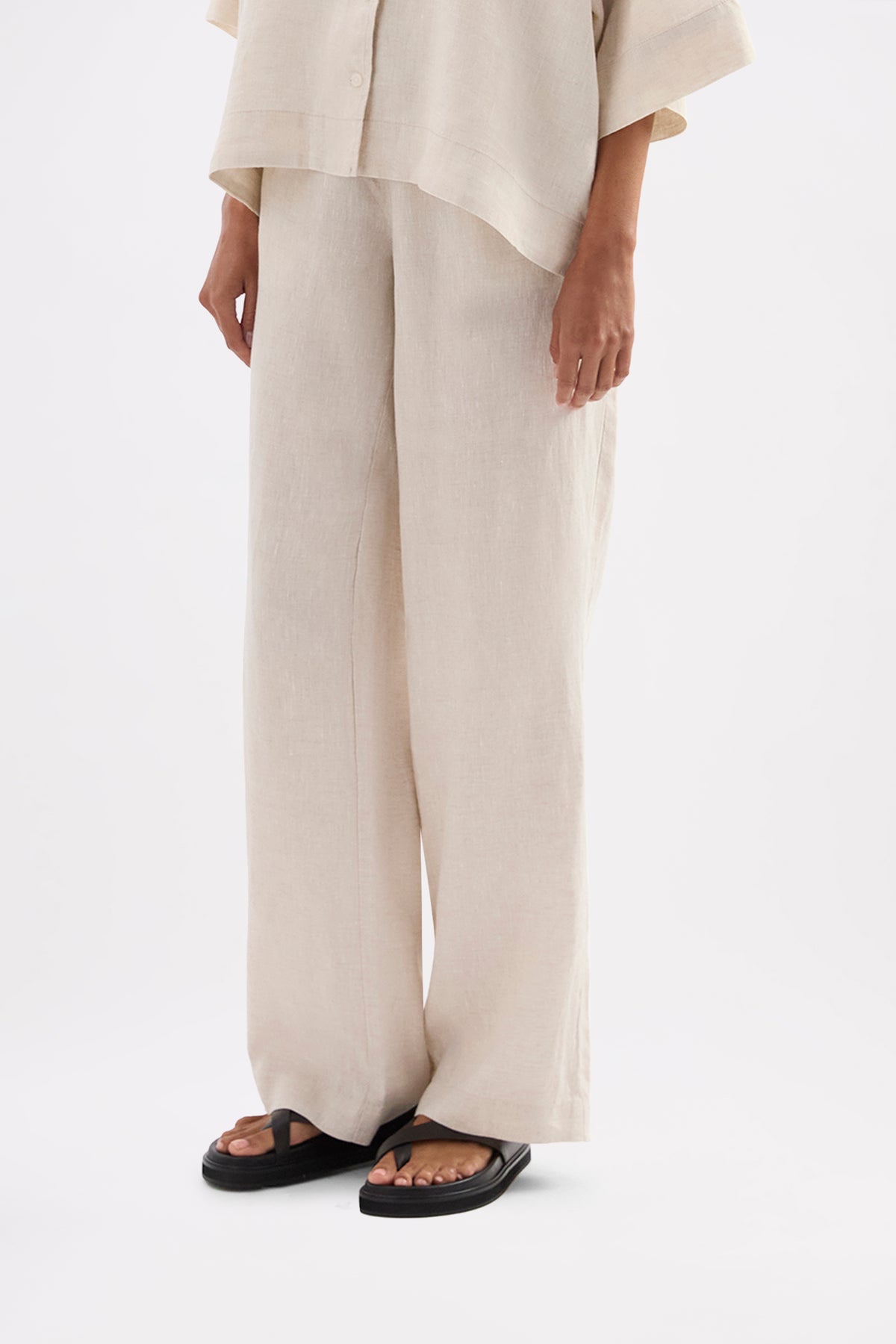 Lounge Linen Shirt & Pant Set 