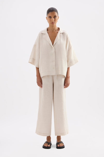 Lounge Linen Shirt Natural 