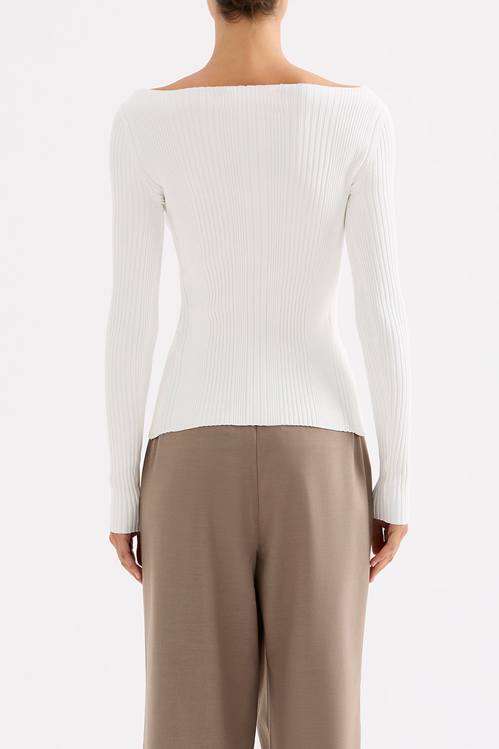 Aylin Knit Ls Top Salt 