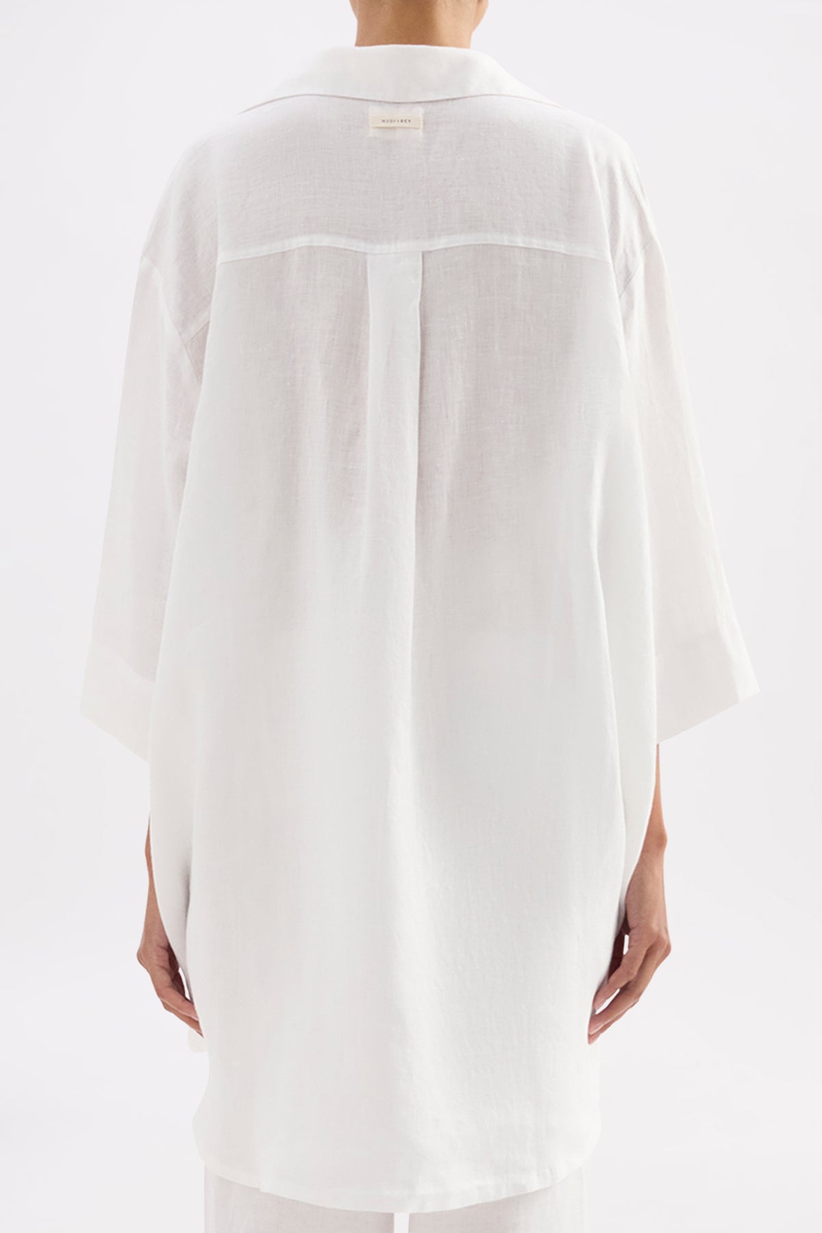 Lounge Linen Longline Shirt & Pant Set 