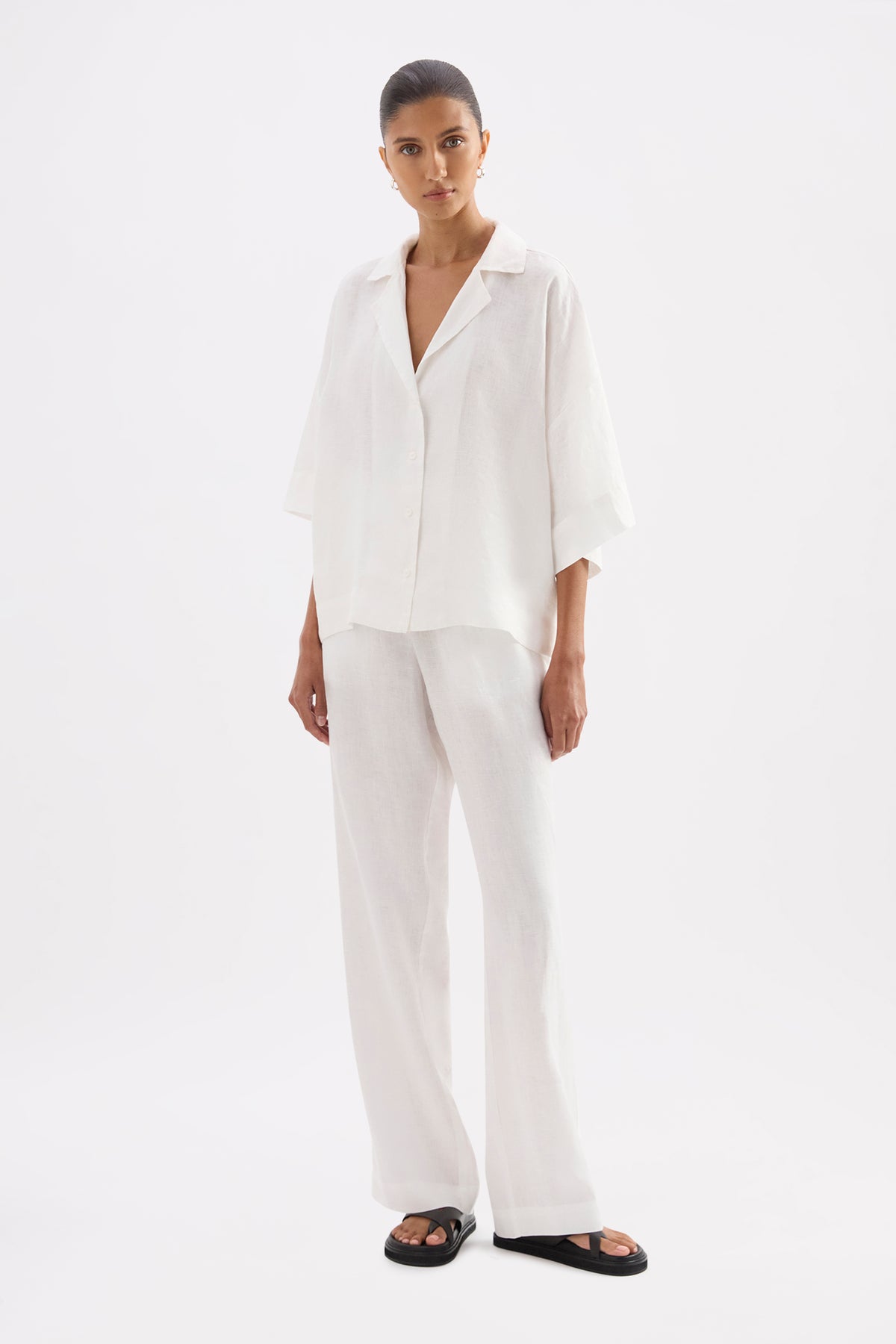 Lounge Linen Shirt & Pant Set 