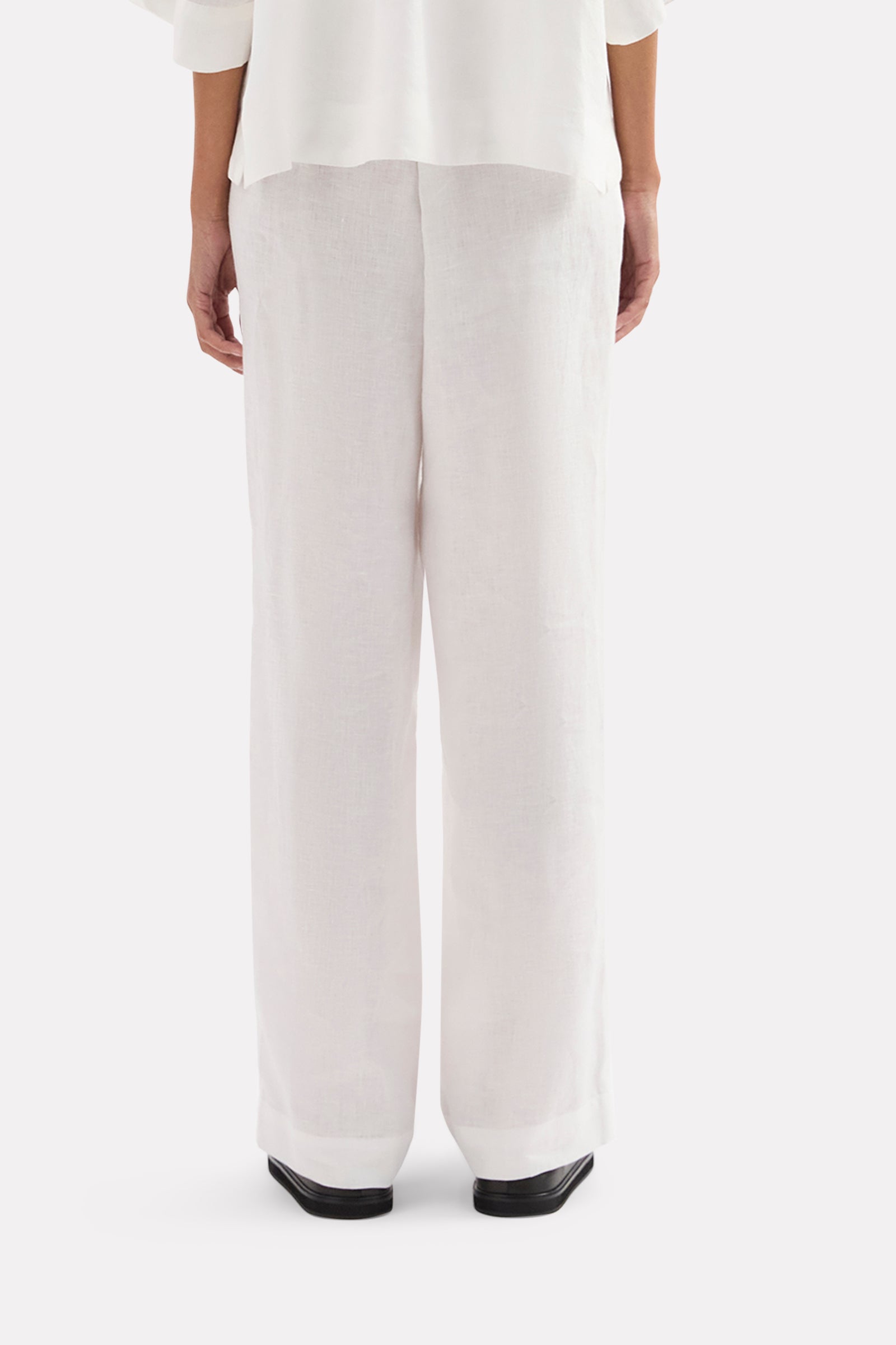 Lounge Linen Pant White 