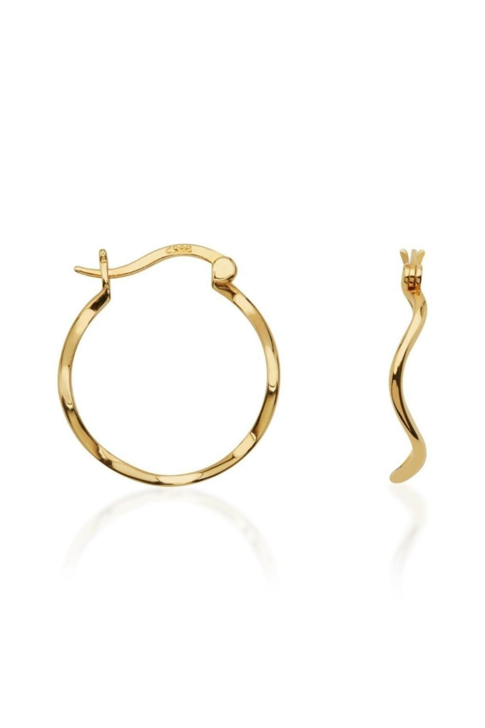 Saint Valentine Vera Wave Hoops Gold 