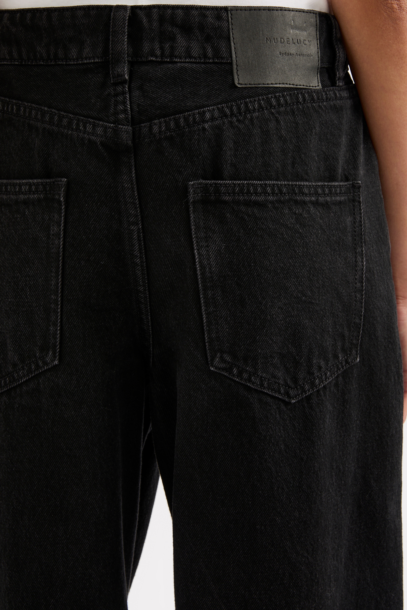 Organic Baggy Jean Vintage Black 