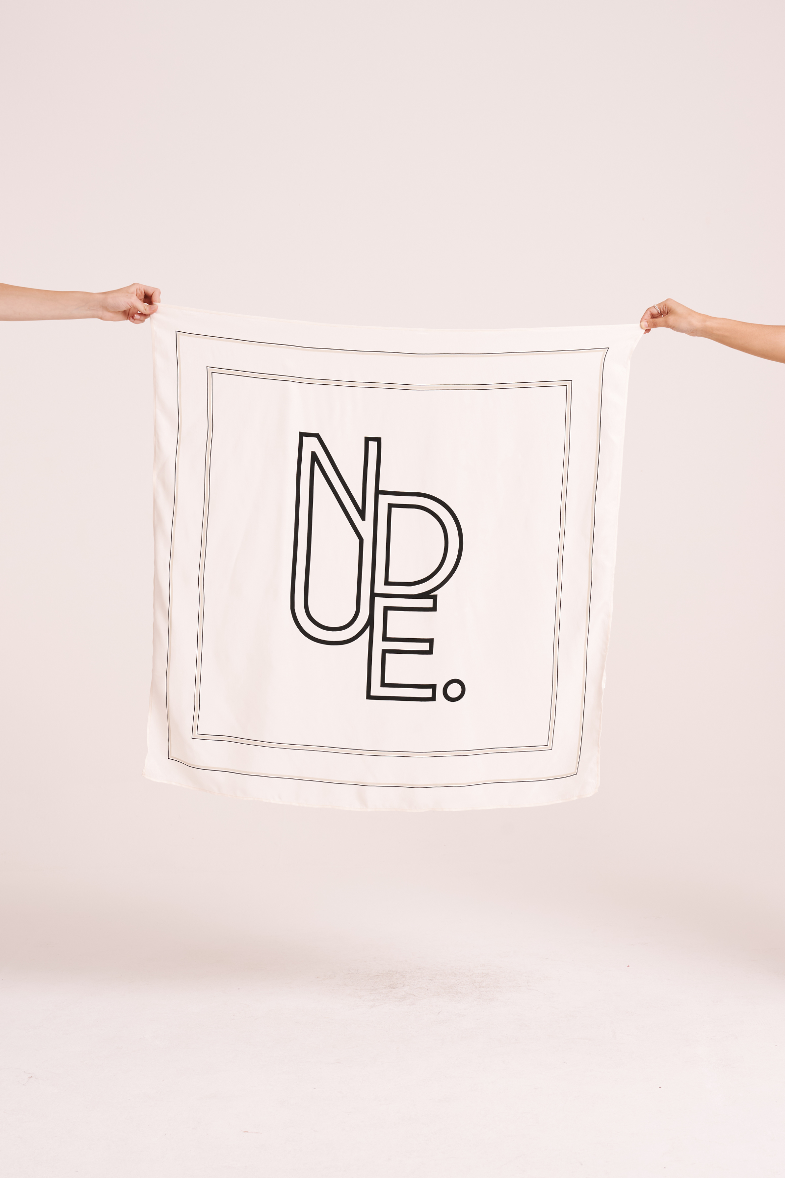 Nude Emblem Scarf Cloud 