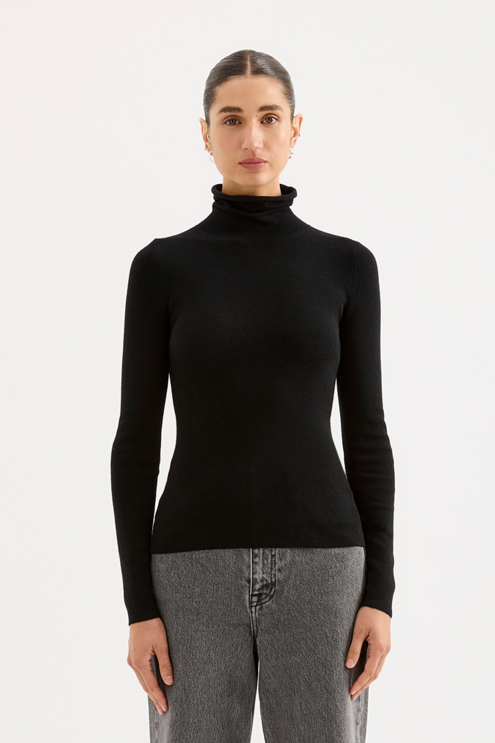 Florence Merino Skivvy Black 