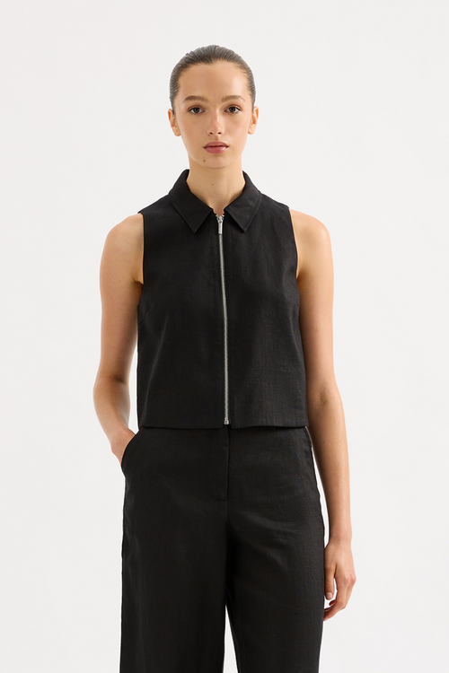 DALIA LINEN VEST