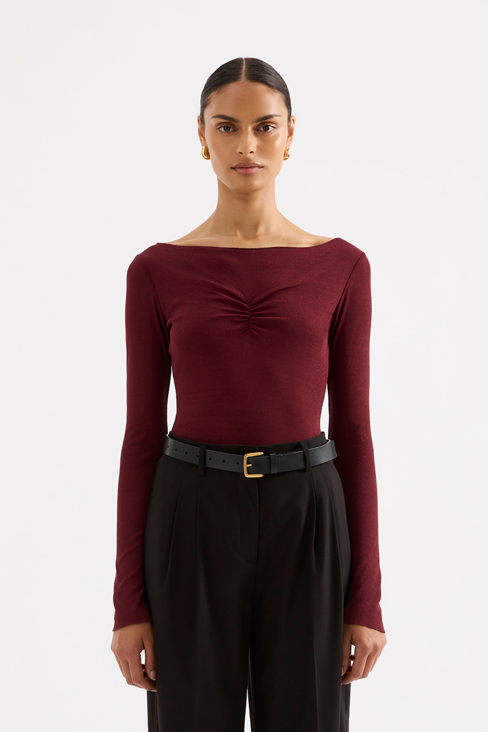 Clement Ls Top Plum 