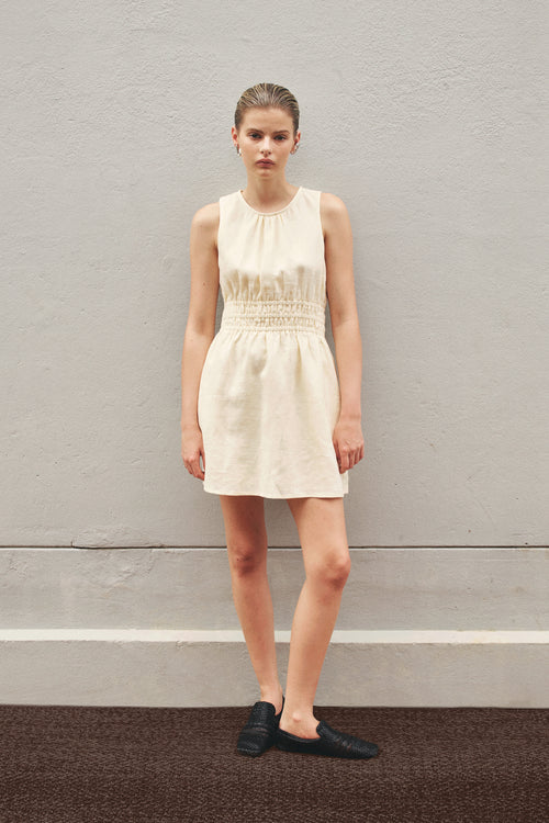 JAXSON LINEN MINI DRESS