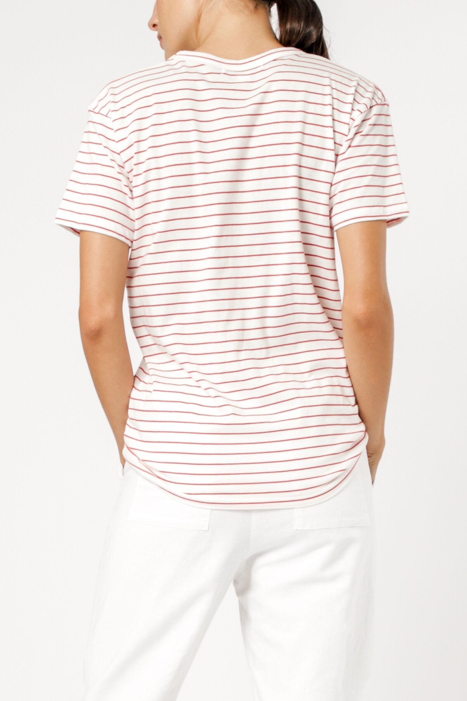 Nude Lucy chloe stripe tee tomato stripe top, t shirt