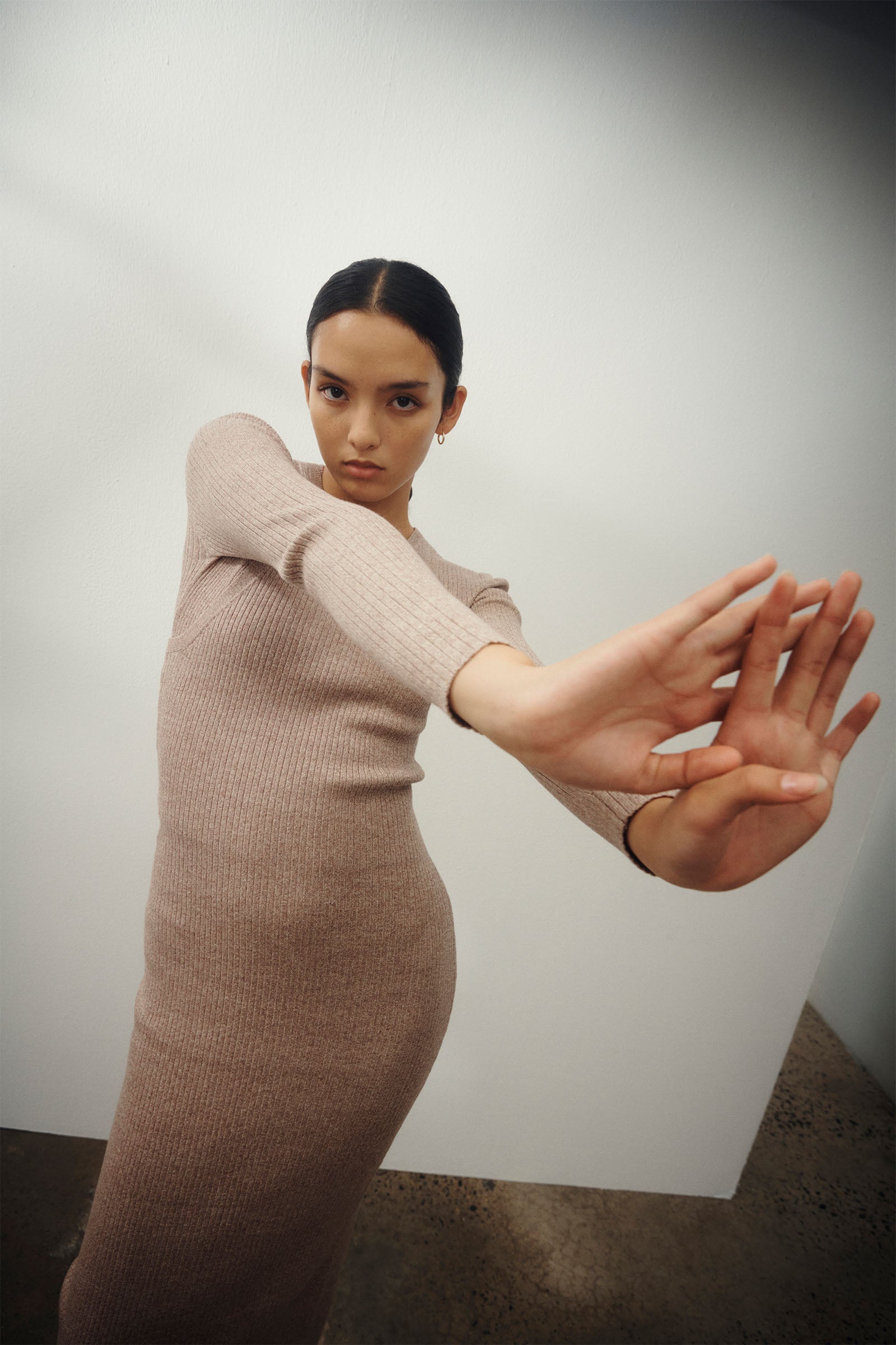 Nude Lucy Nude Classic Knit Dress In Cassia 