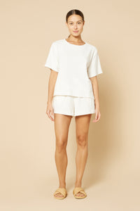 Nude Lucy Finn Terry Short in White
