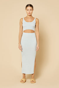 Nude Lucy Harlow Knit Camisole Top in a Ice White Colour