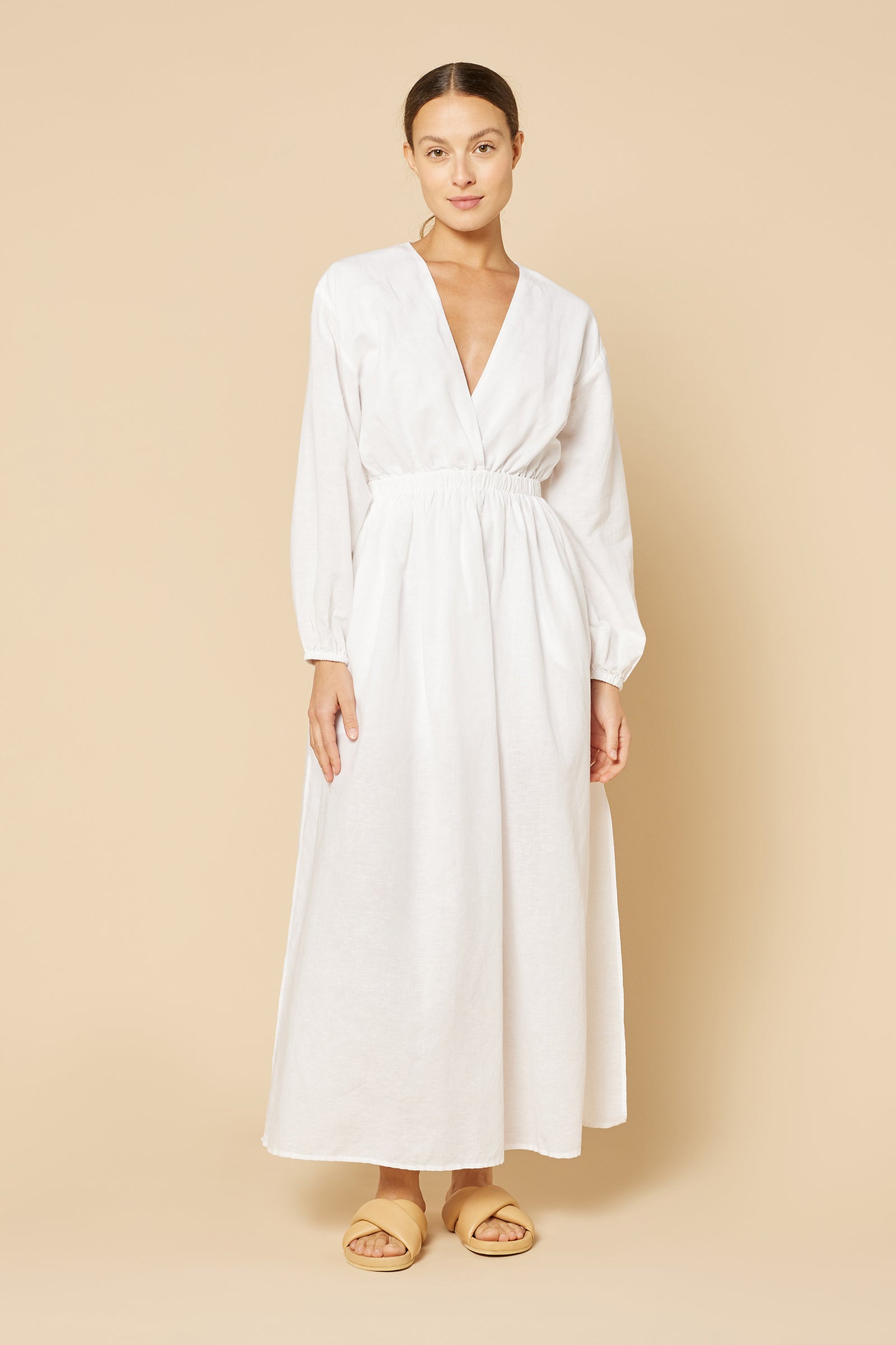 Nude Lucy Neve Maxi Dress in White