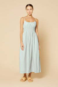 Nude Lucy Phoenix Poplin Dress in a Ice White Colour