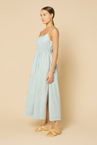 Nude Lucy Phoenix Poplin Dress in a Ice White Colour
