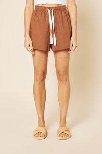 Nude Lucy Nude Classic Short in a Light Brown Henna Colour