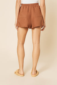 Nude Lucy Nude Classic Short in a Light Brown Henna Colour