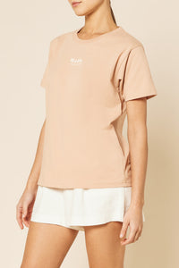 Nude Lucy Nude Organic Heritage Tee In a Orange Clay Colour