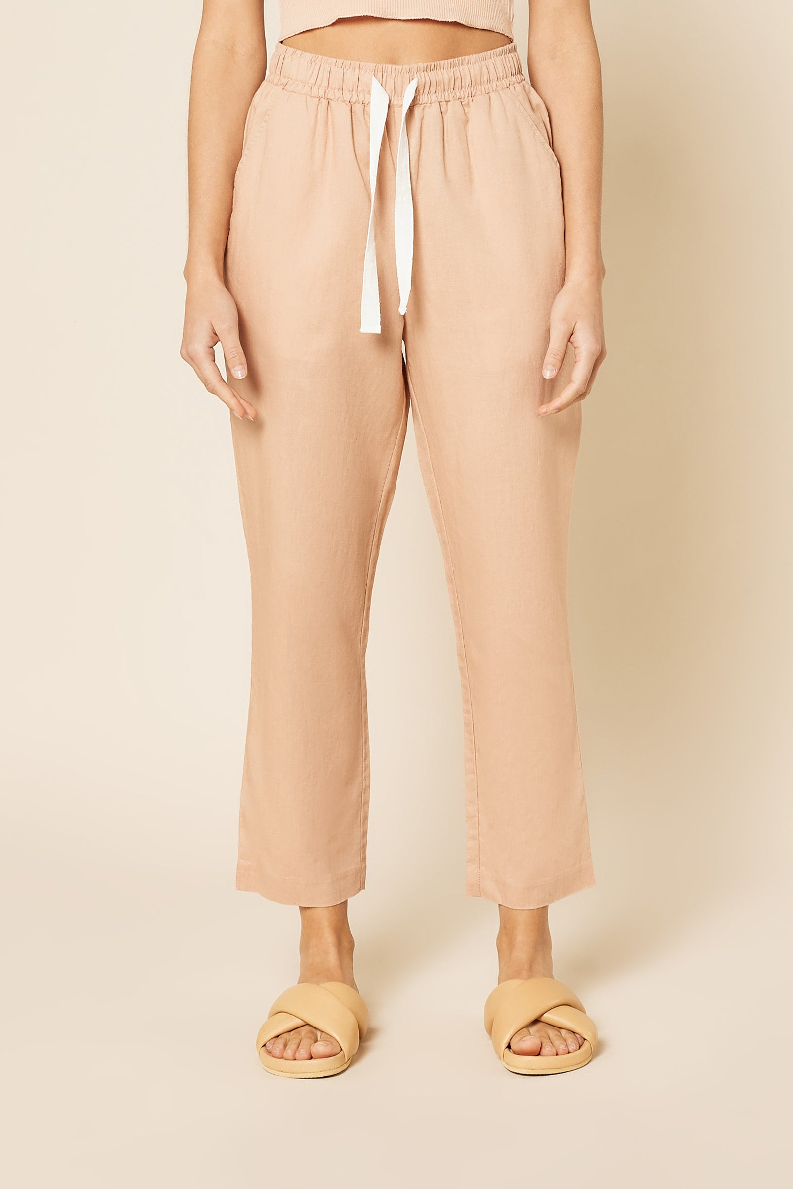 Nude Lucy Nude Classic Pant In A Orange Clay Colour 