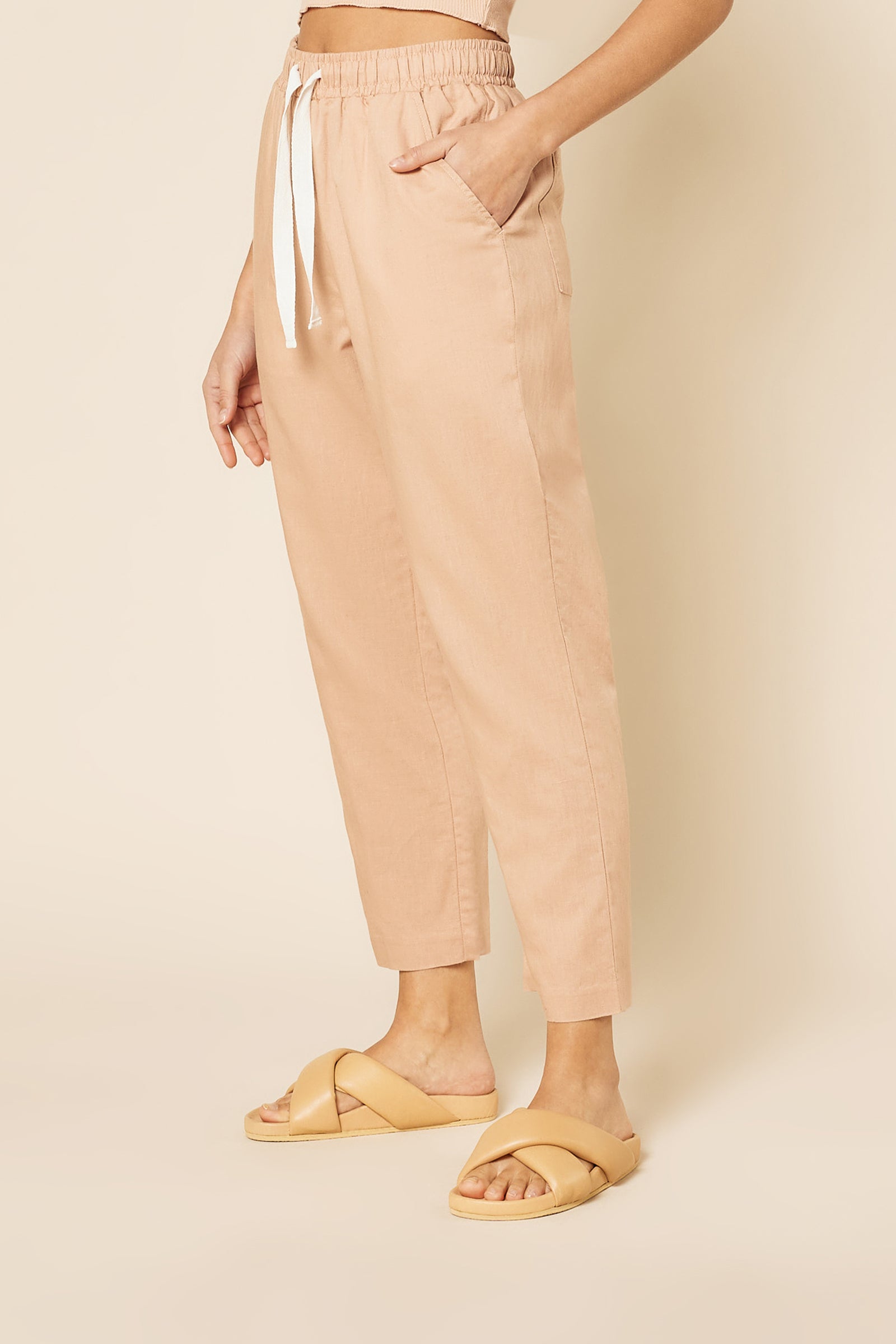 Nude Lucy Nude Classic Pant In A Orange Clay Colour 