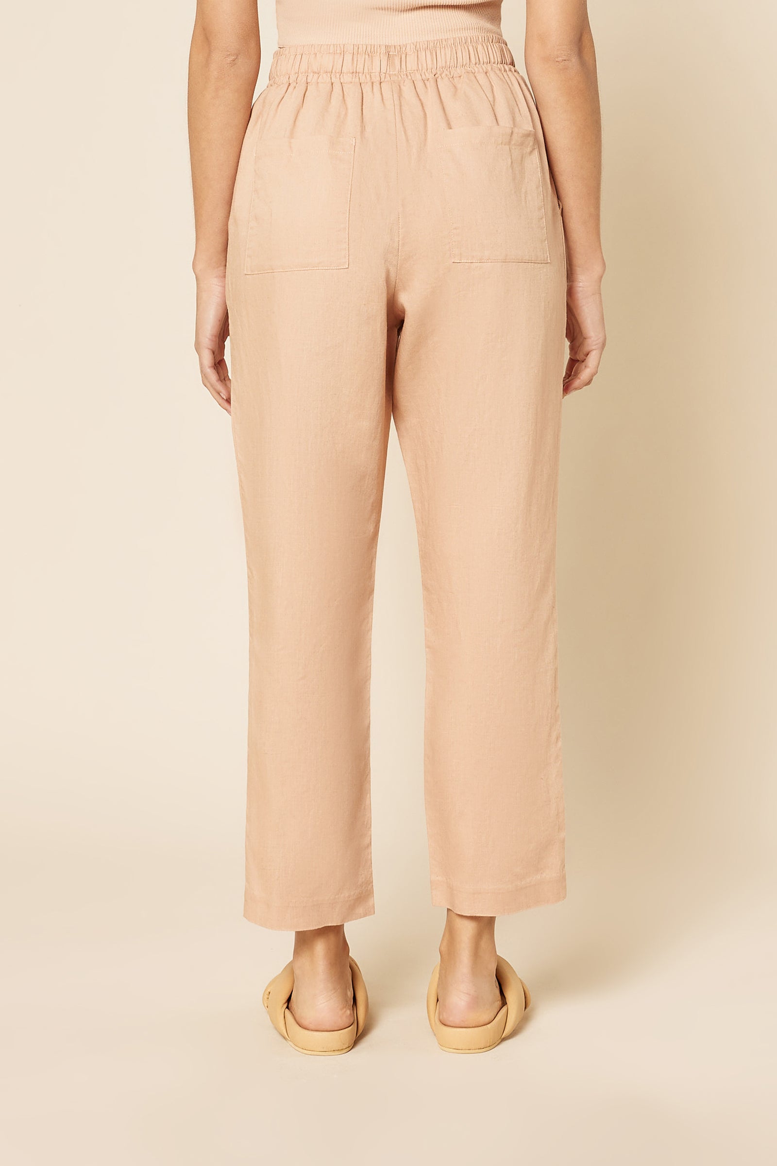 Nude Lucy Nude Classic Pant In A Orange Clay Colour 