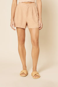 Nude Lucy Blair Short In a Orange Clay Colour