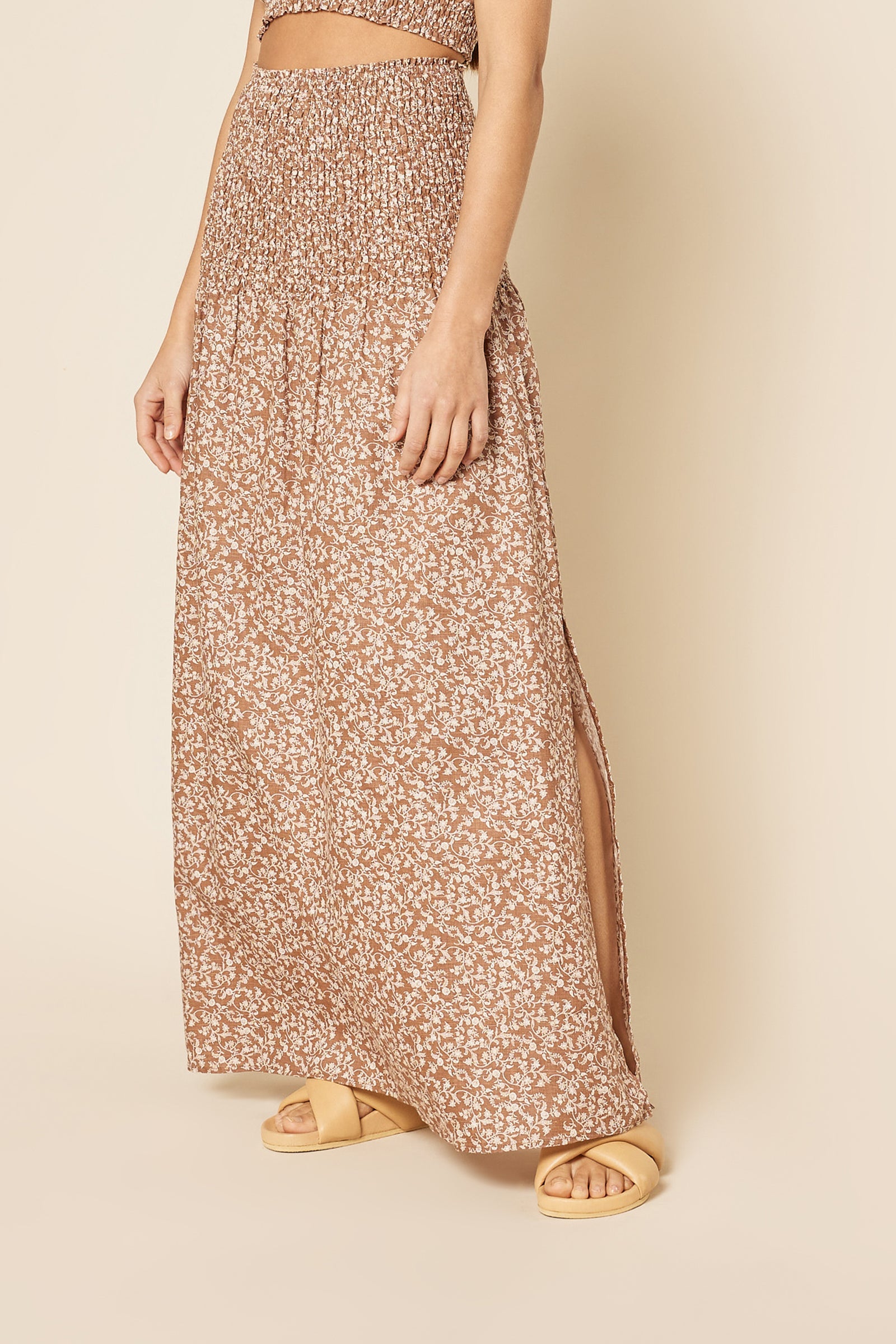 Nude Lucy Alina Maxi Skirt Persian in a Floral Print
