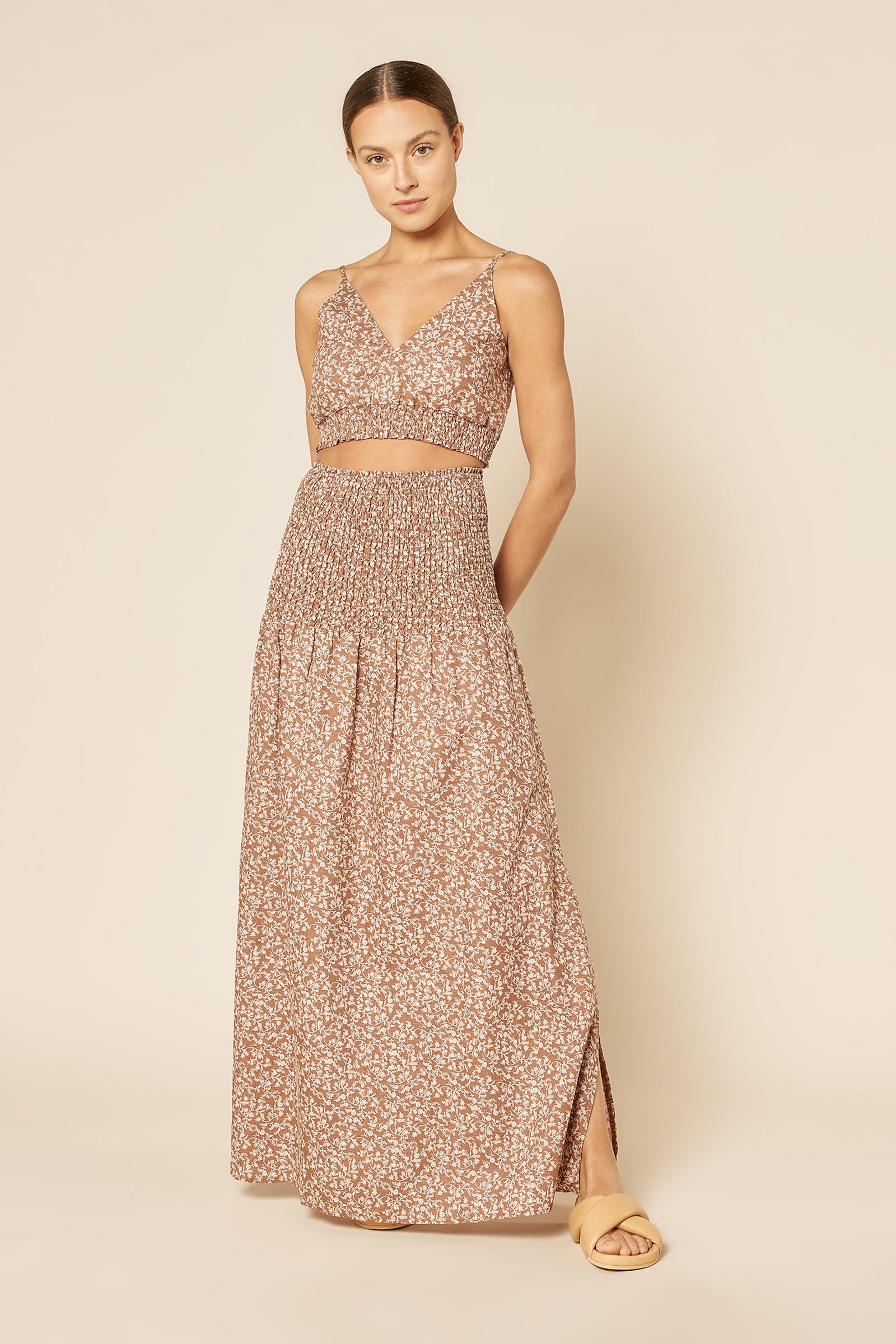 Alina Maxi Skirt Persian Floral