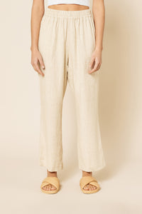 Nude Lucy Blair Relaxed Pant in a Light Beige Oat