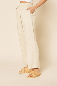 Nude Lucy Blair Relaxed Pant in a Light Beige Oat
