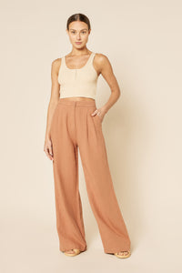 Nude Lucy Blair Tailored Pant in a Light Brown Henna Colour