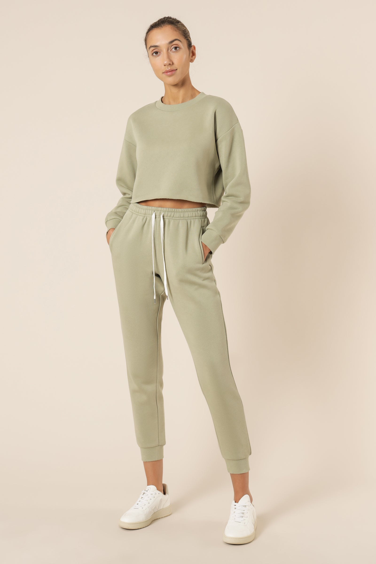 Shop Carter Classic Trackpant in Washed sage | Nude Lucy