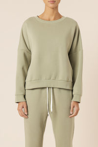 Nude Lucy carter classic oversized sweat washed sage sweats